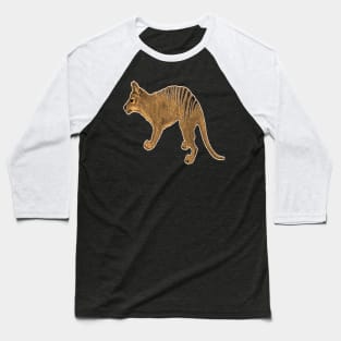 Thylacine or Tasmanian Tiger Baseball T-Shirt